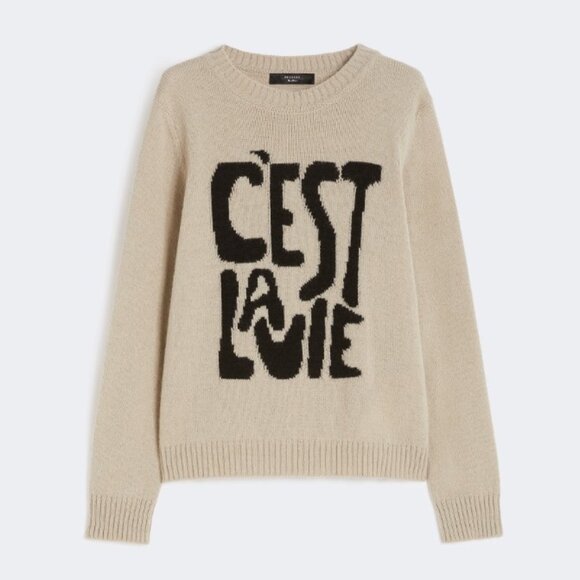 Weekend Max Mara Alpaca And Wool Jumper - Sand, XS - Picture 5 of 16